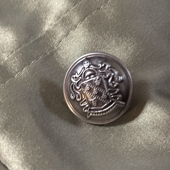 Rhapsody NWT Womens Olive Green Body-Con Strapless Military Mini Satin Dress S/P - Picture 11 of 11